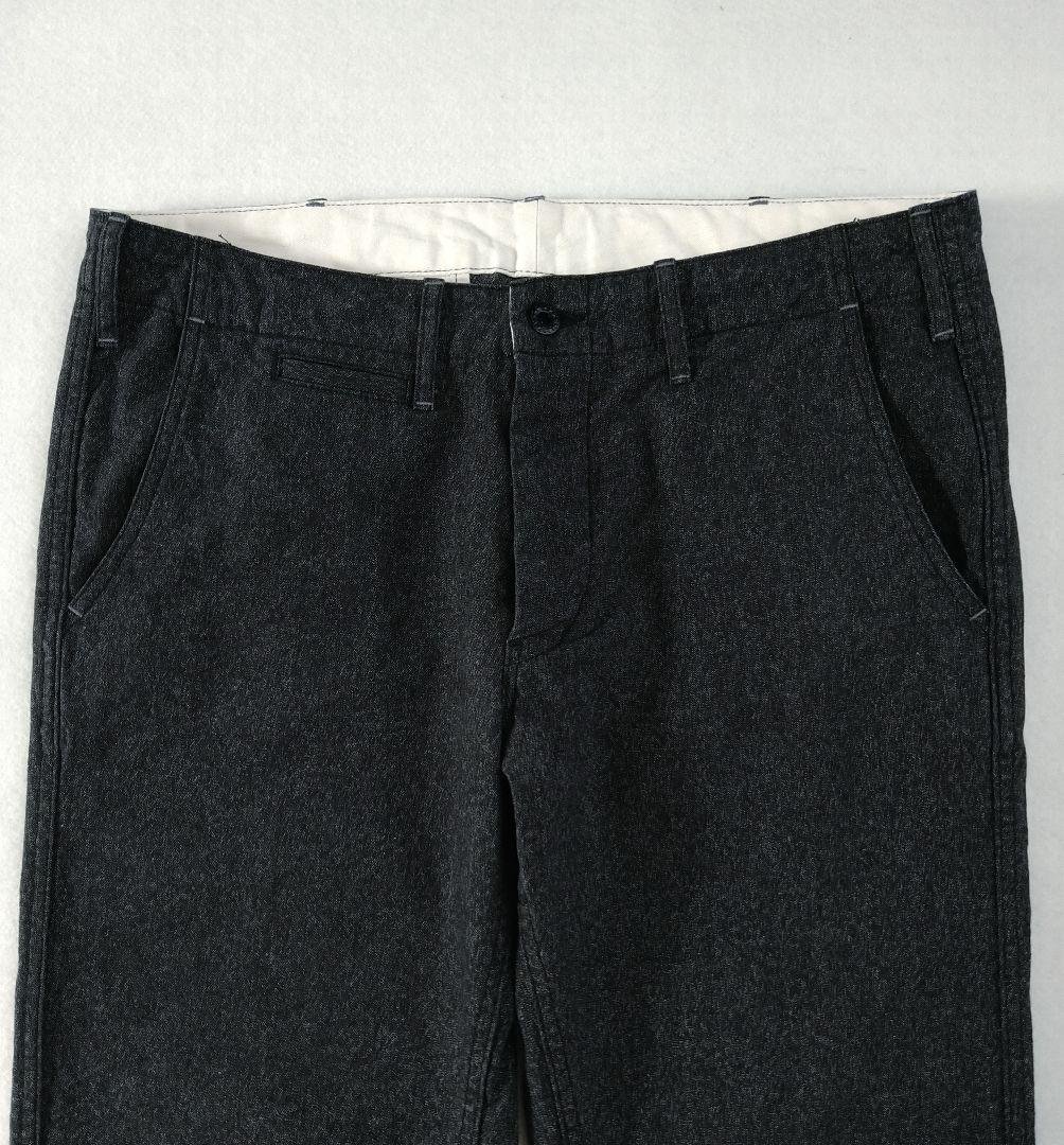 バーガスプラス Lot.401 モダン コバートブラック トラウザース W33