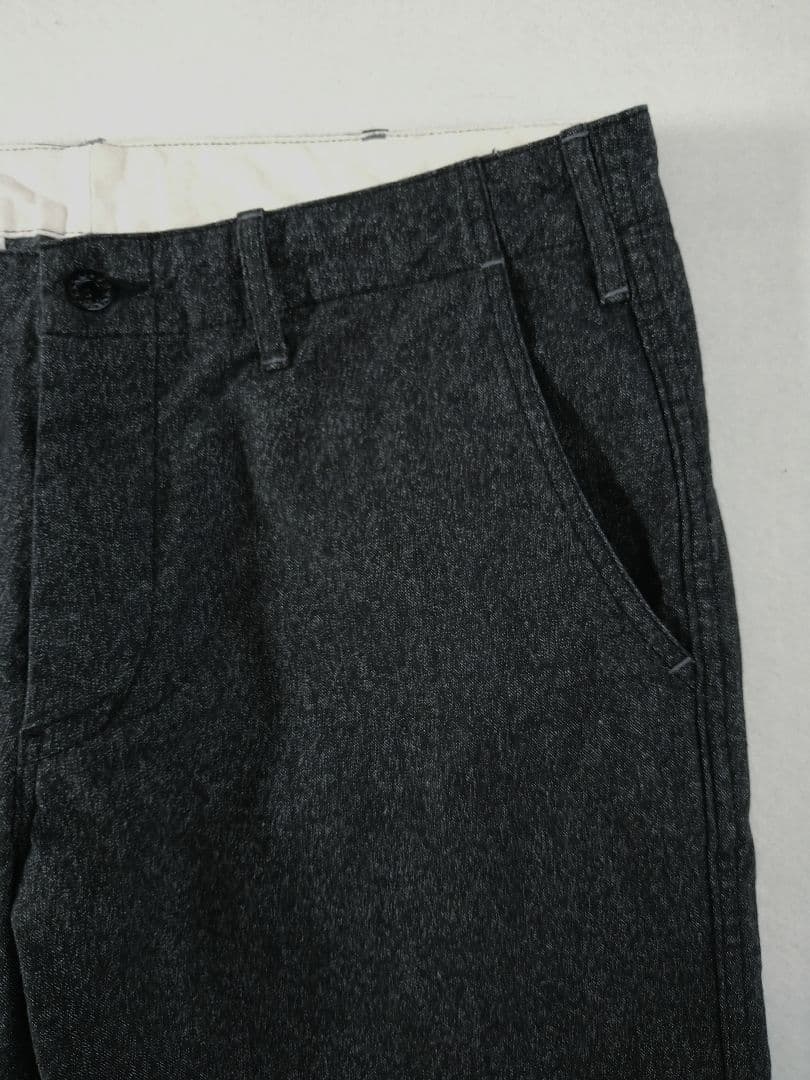 バーガスプラス Lot.401 モダン コバートブラック トラウザース W33