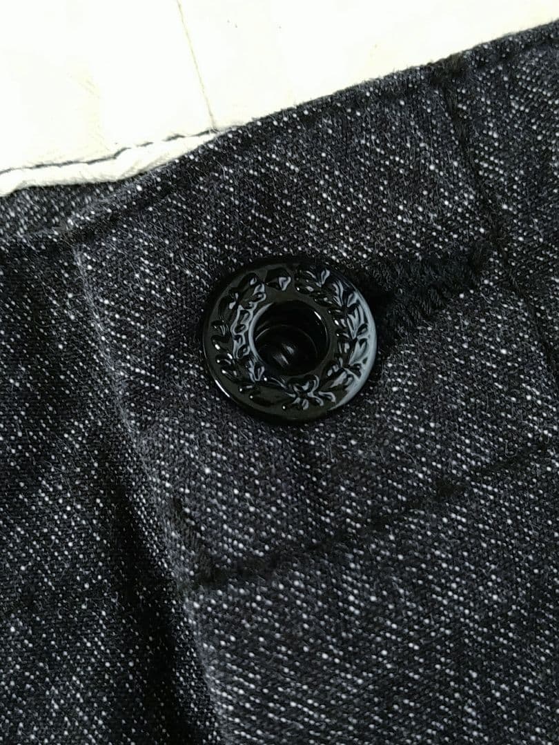 バーガスプラス Lot.401 モダン コバートブラック トラウザース W33