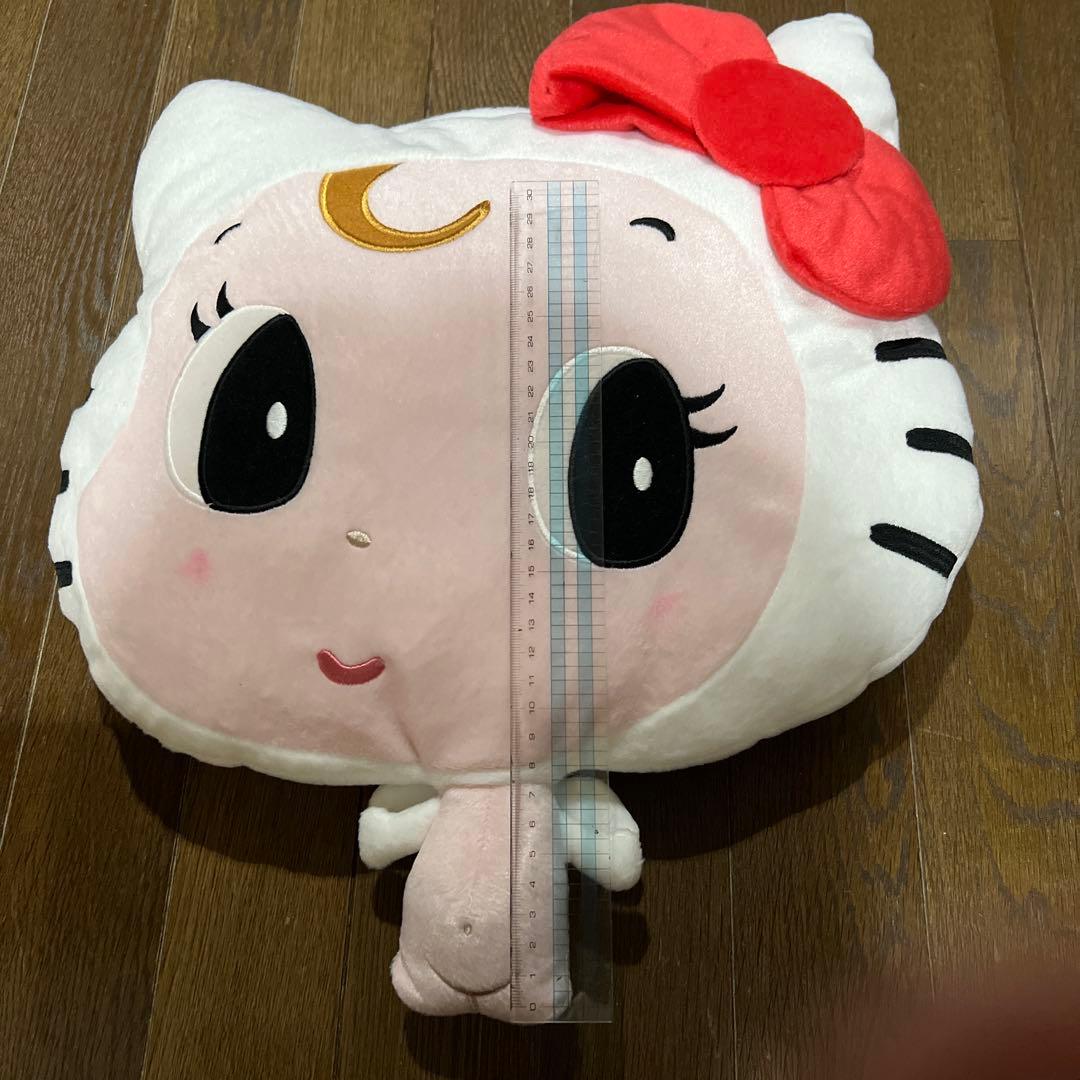 超レア・1970年代もの・はろうきてぃQ /キューピーとコラボ/顔型クッション