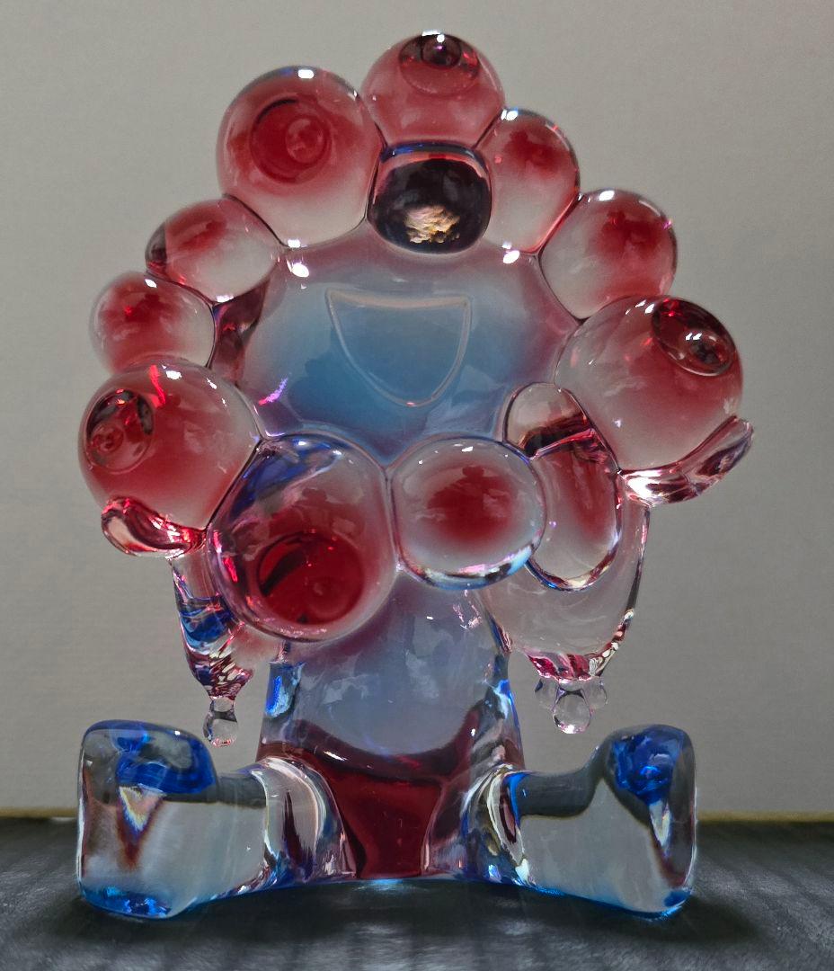 EXPO2025 ミャクミャク　クリアフィギュア / レッド×ブルー