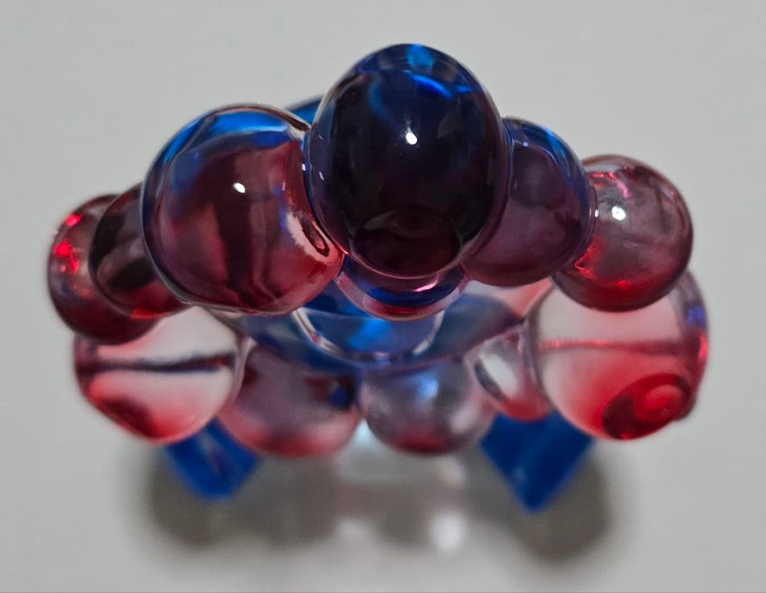 EXPO2025 ミャクミャク　クリアフィギュア / レッド×ブルー