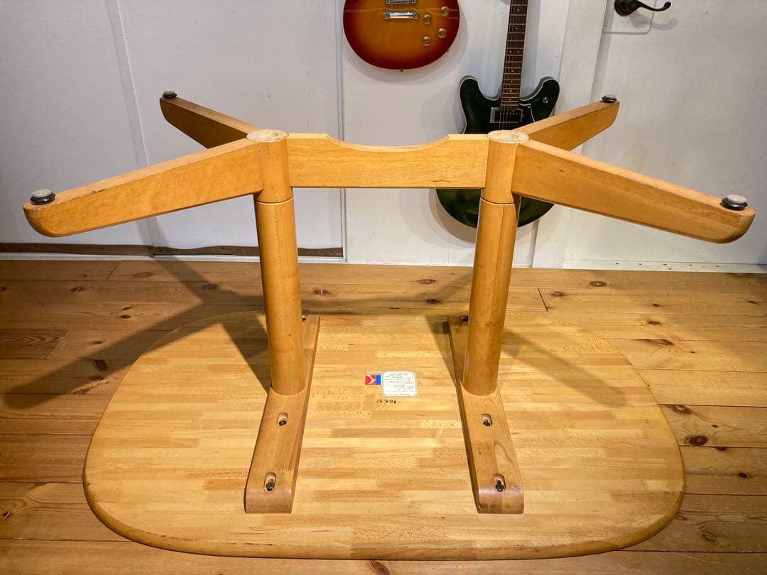 画像46枚 ビンテージ キツツキ ナチュラルダイニングテーブル 飛騨産業 飛騨家