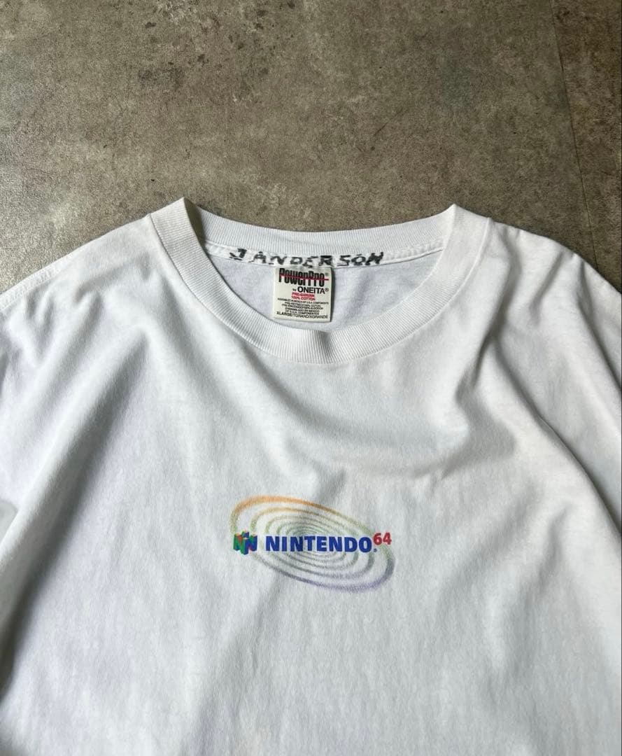 トップス 90s NINTENDO 64 game t-shirt