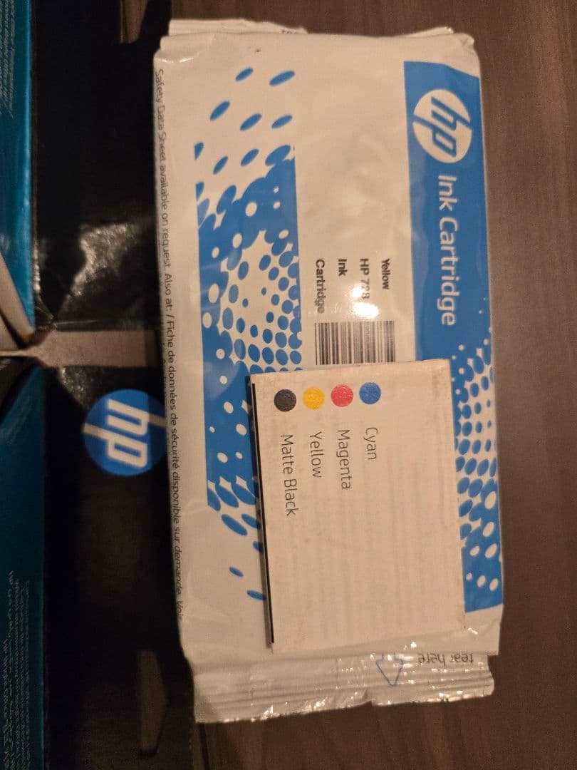 未開封【hp】トナーカートリッジ728マゼンタシアンイエロー5点