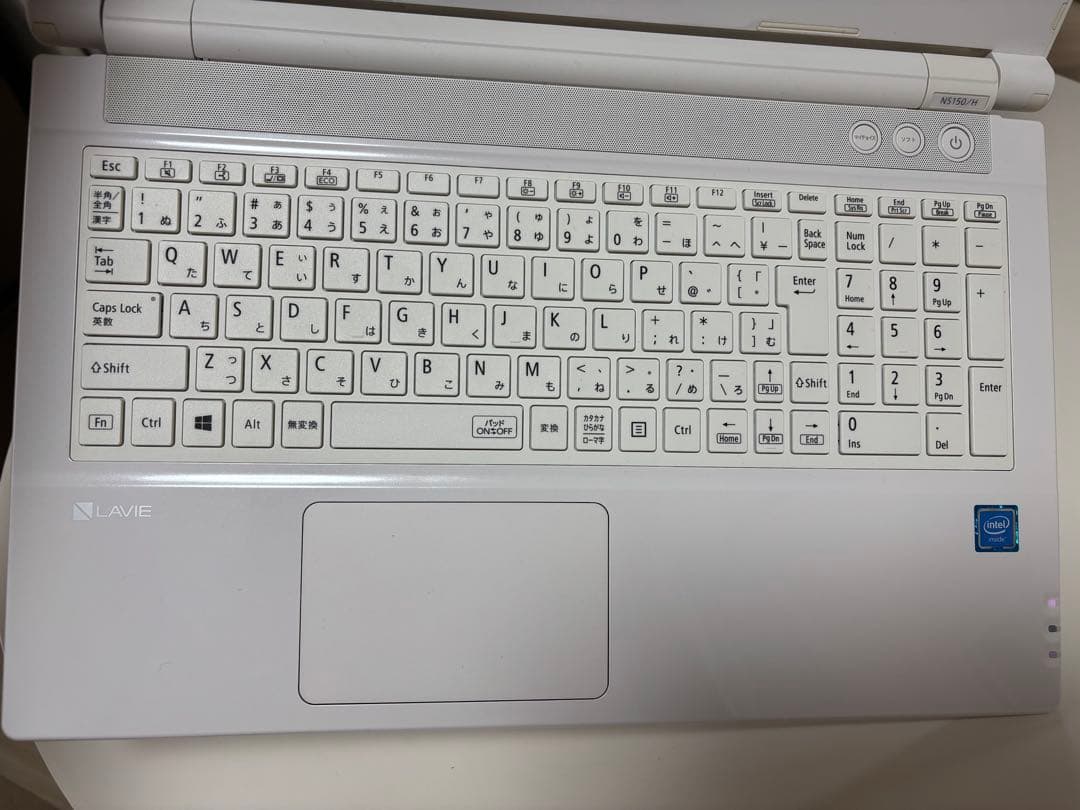 NEC LaVie ホワイトノートPC