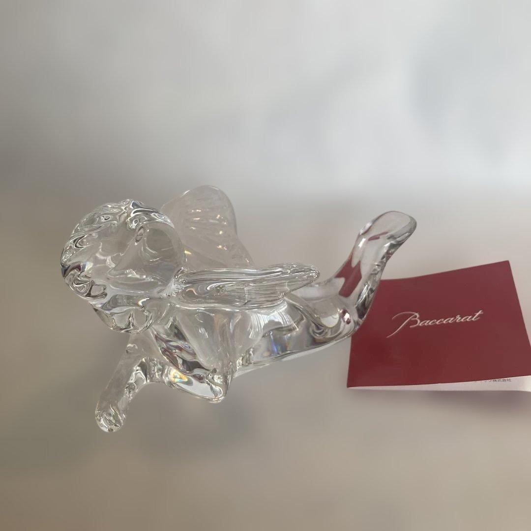 Baccarat 天使のクリスタル彫刻
