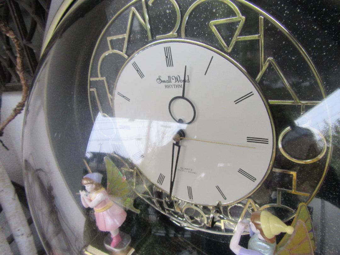 d*3様 リズム時計 1992年　43cmドーム型特大からくり時計　日本製　 4