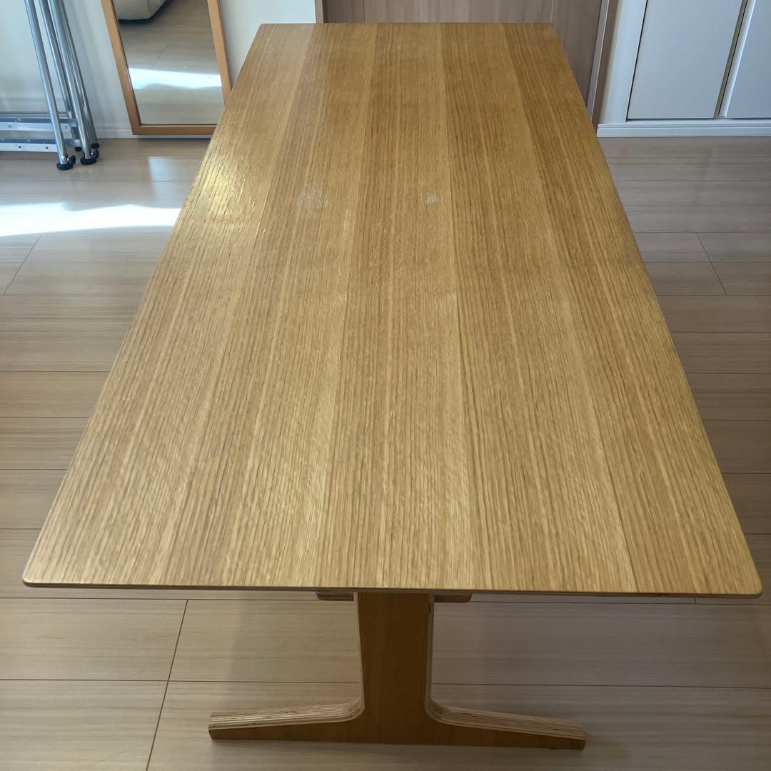 無印良品 リビングでもダイニングで使えるテーブル（150×65×60cm）