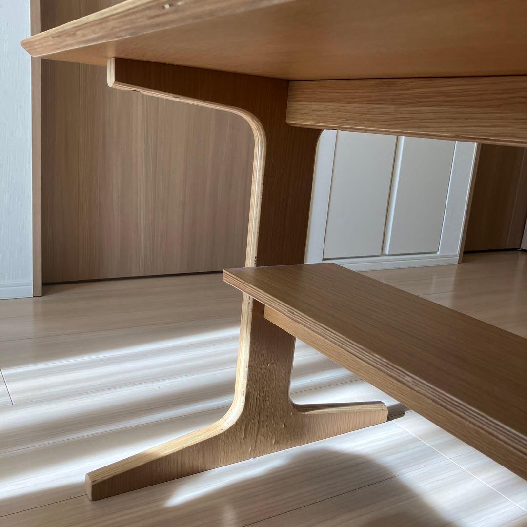 無印良品 リビングでもダイニングで使えるテーブル（150×65×60cm）