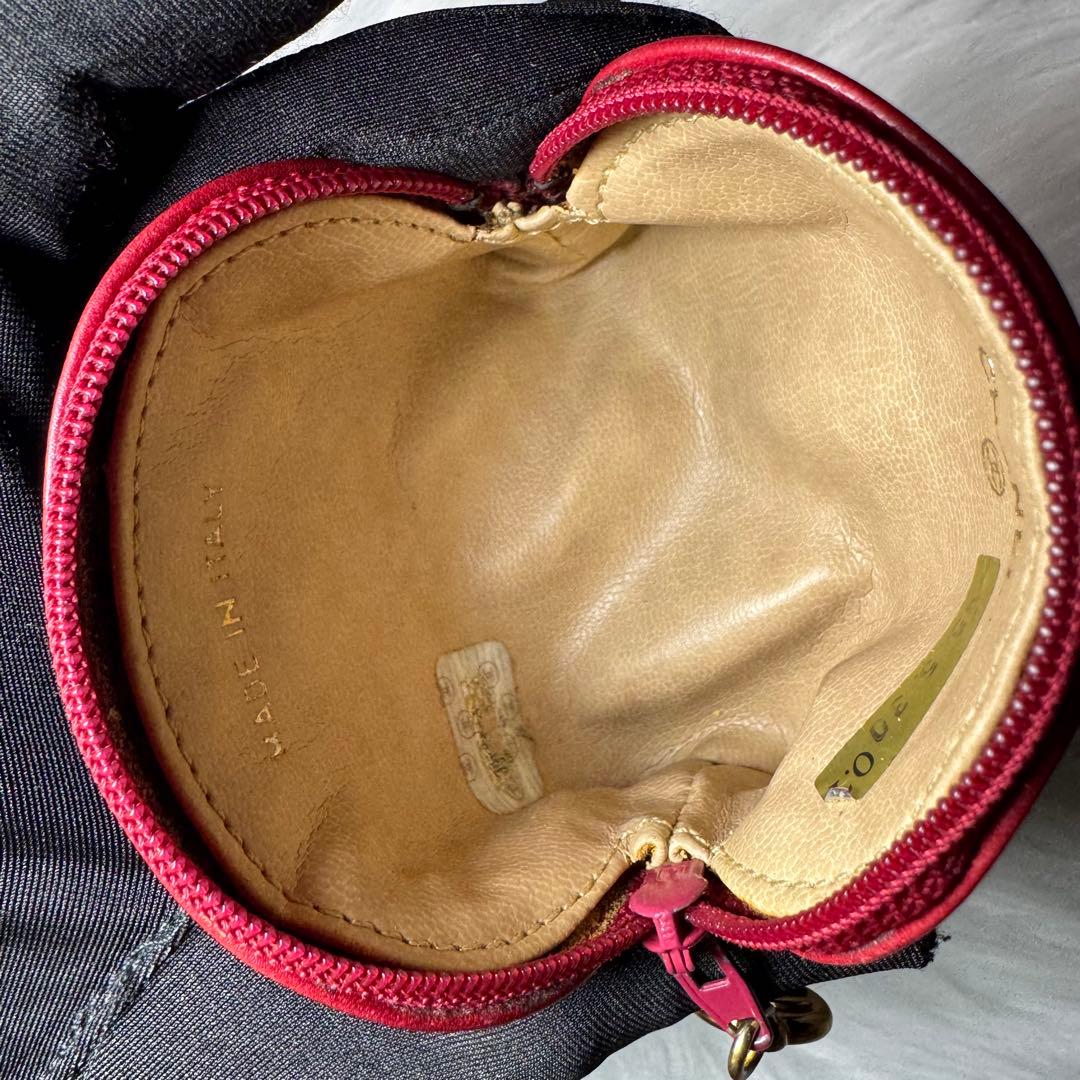 CHANEL シャネル　ケース　ポーチ　レザー　ブラック　黒　ビンテージ