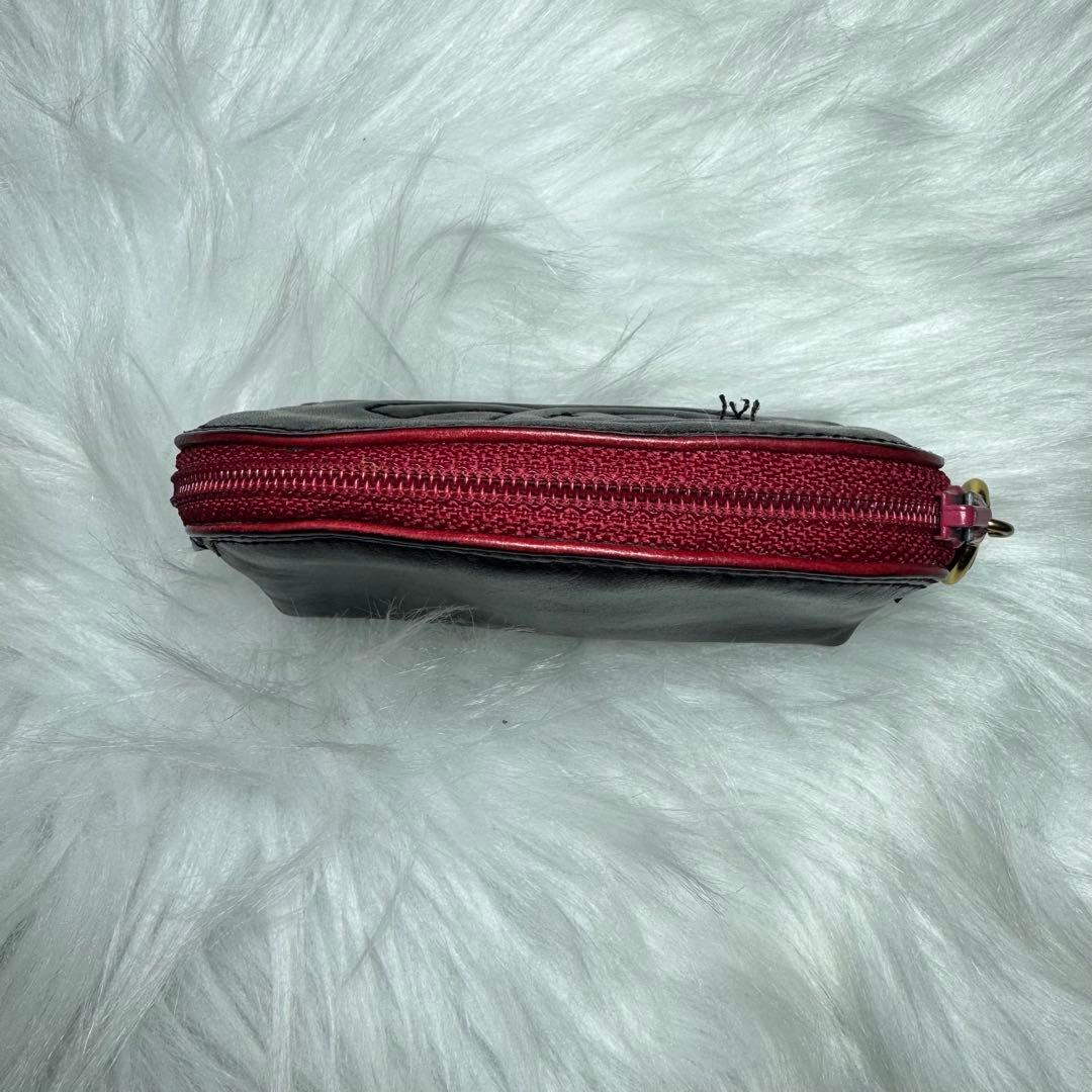 CHANEL シャネル　ケース　ポーチ　レザー　ブラック　黒　ビンテージ