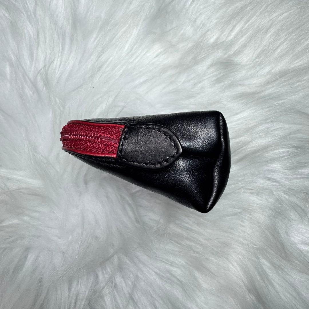 CHANEL シャネル　ケース　ポーチ　レザー　ブラック　黒　ビンテージ