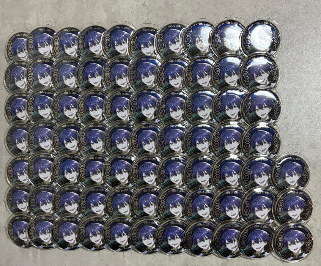 にじさんじ 剣持刀也 四神モチーフグッズ メタル缶バッジ73点