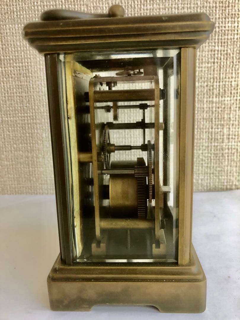 MOSER PARIS 置き時計　アンティーク　レトロ　骨董品　手巻き　稼動品