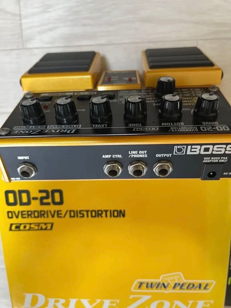 BOSS OD-20 オーバードライブ/ディストーション/ACアダプター