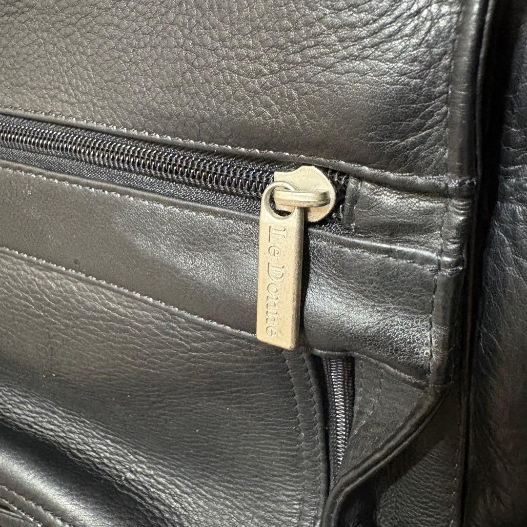Le Donne Leatherレザー ガーメントバッグ スーツ 収納 旅行
