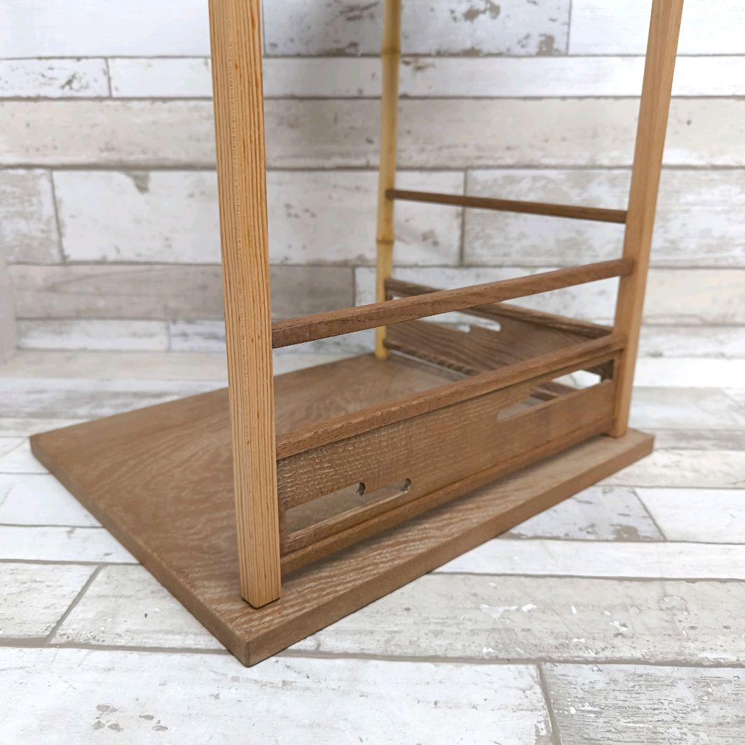 田原一斎 作 『三成棚』 裏千家 鵬雲斎好 組立式 共箱 茶道具