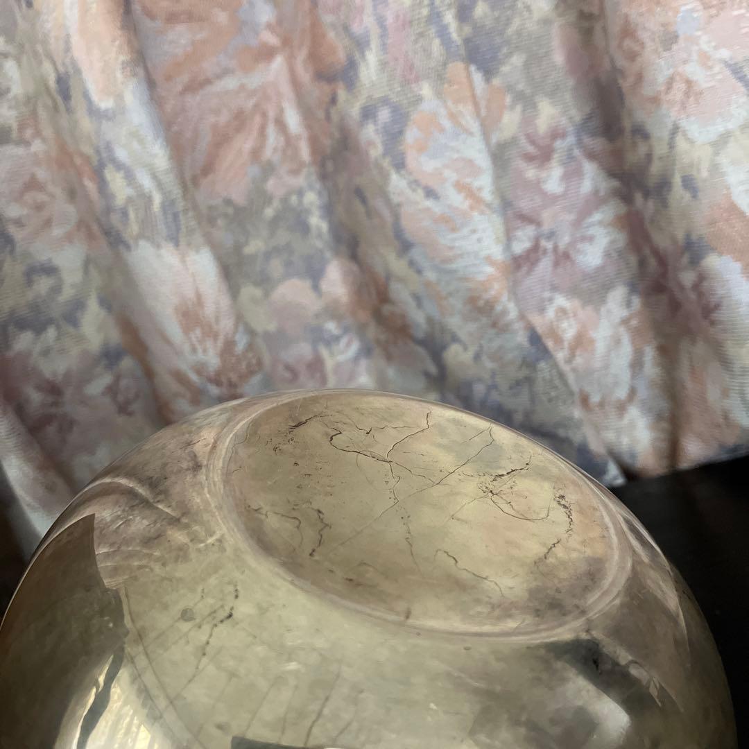 明治の金工師「中川九世浄益」作「南鐐（なんりょう）」純銀湯沸　重さ４８３㌘