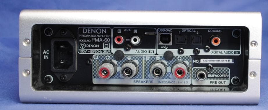 美品 DENON PMA-60 フルデジタルアンプ USB DAC 動作品