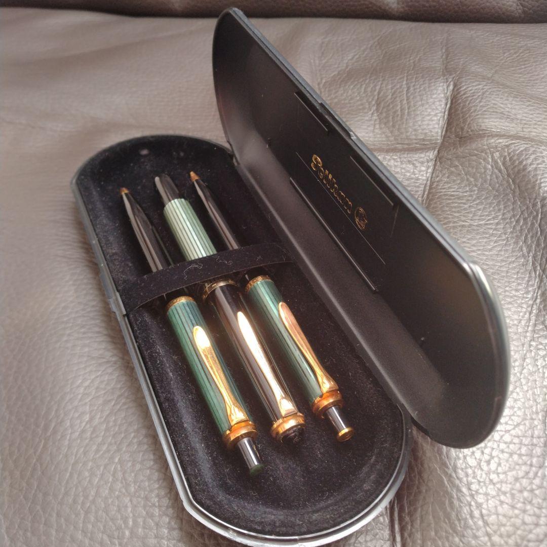 ペリカンスーベレーン3本セット（万年筆、ボールペン、シャープペン）