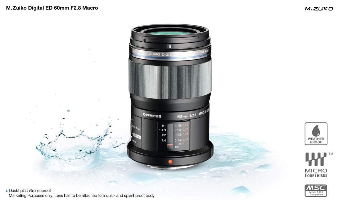 OLYMPUS単焦点レンズ M.ZUIKO ED 60mm F2.8 Macro