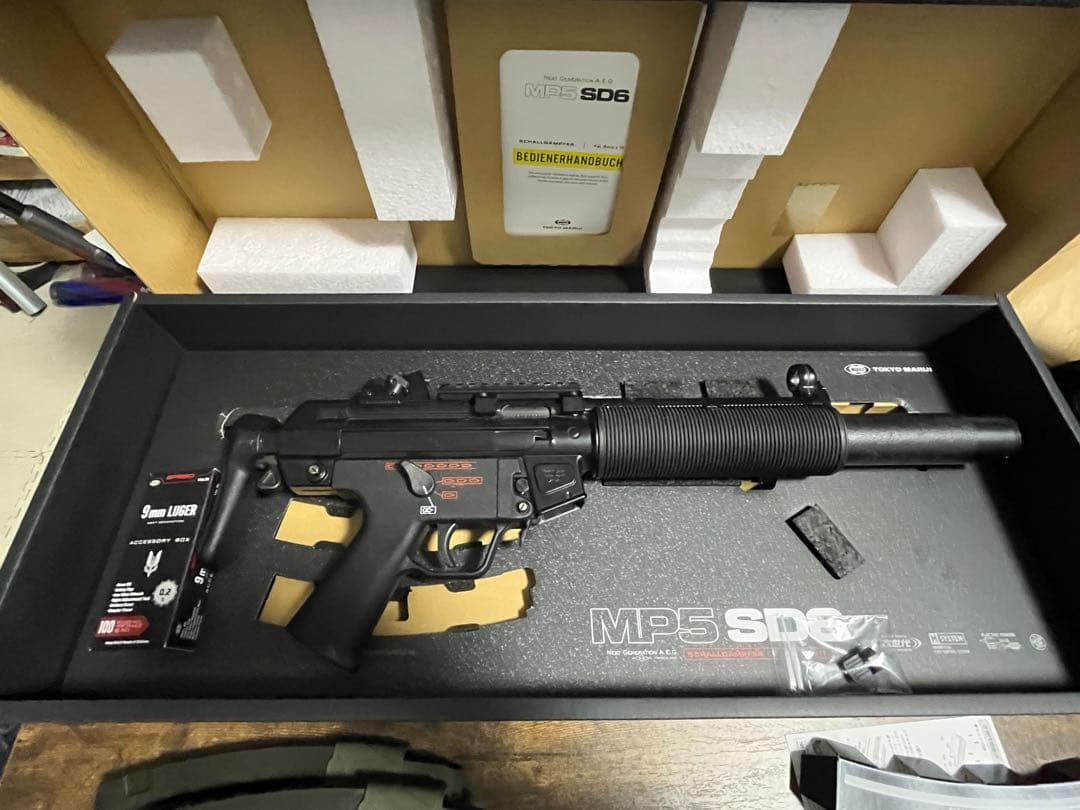 東京マルイ 次世代mp5sd6＋ZTACヘッドセット