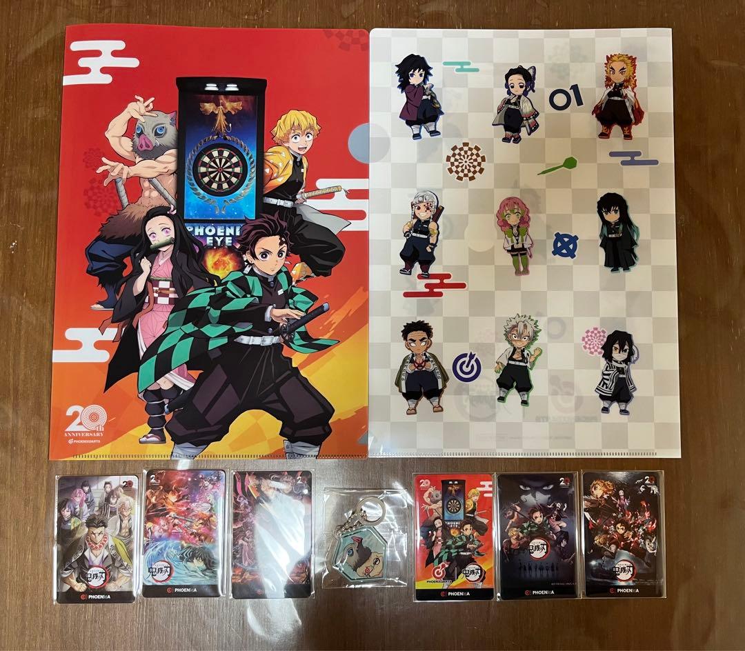 鬼滅の刃.Phoenixダーツカード クリアファイル 伊之助キーホルダー