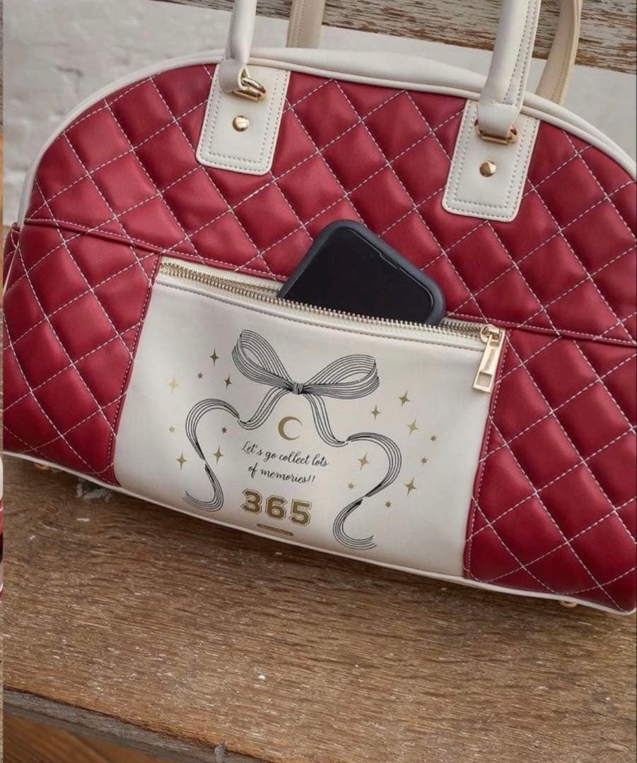 【⭐️美品⭐️】限定キーホルダー付き！AnnMiru ボストンバッグ