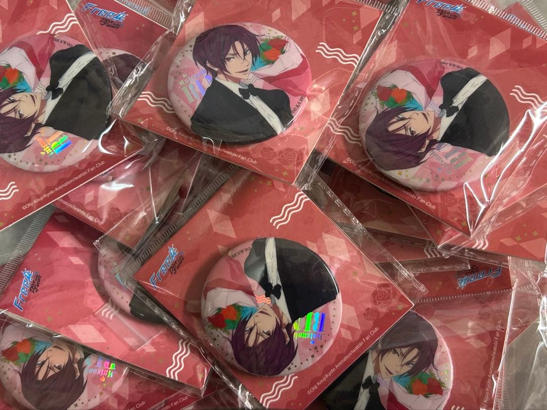 Free! 松岡凛 中国 缶バッジ 缶マグネット ホログラム タキシード スーツ