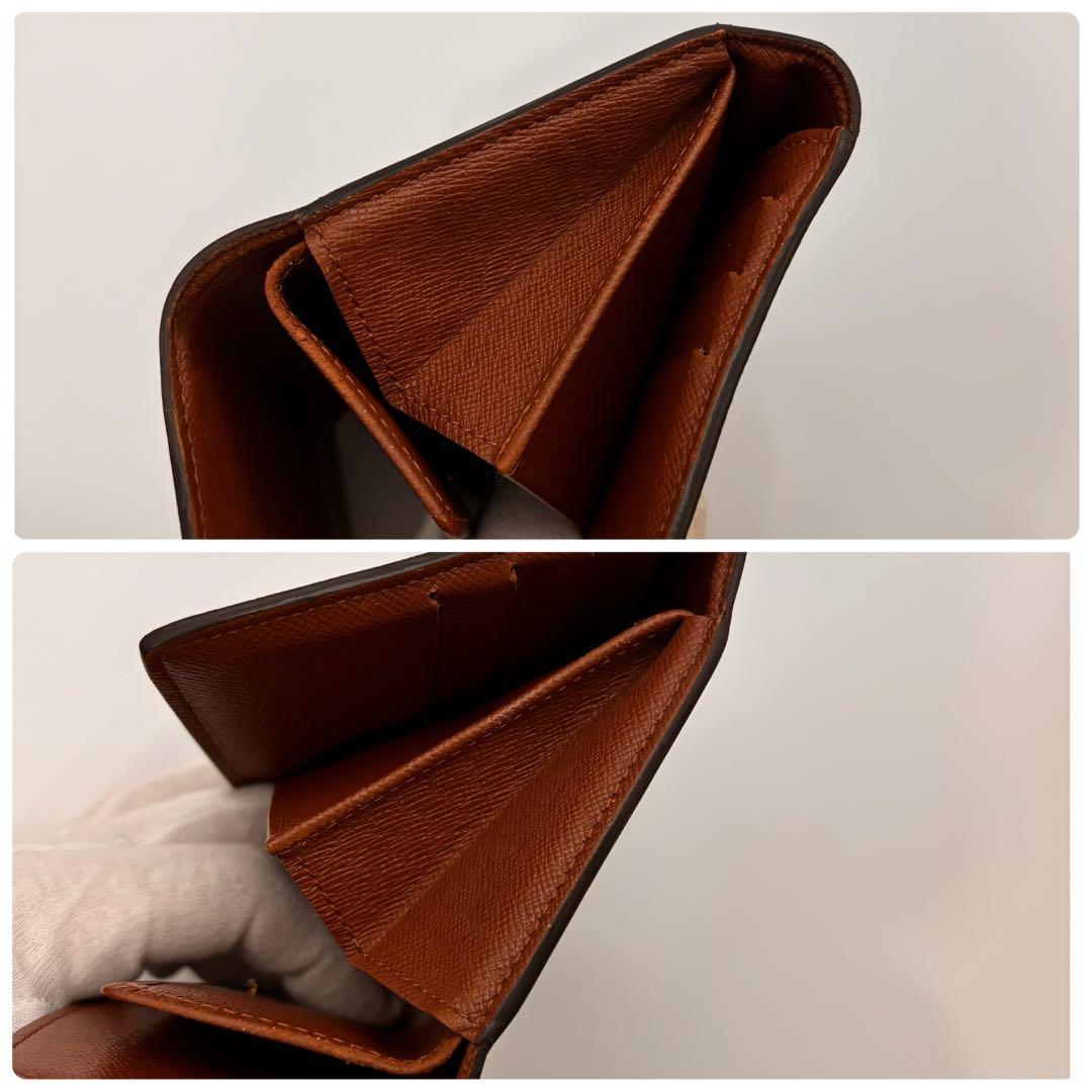 【鑑定済み】ルイヴィトン✨モノグラム✨3つ折り財布 インターナショナル 長財布