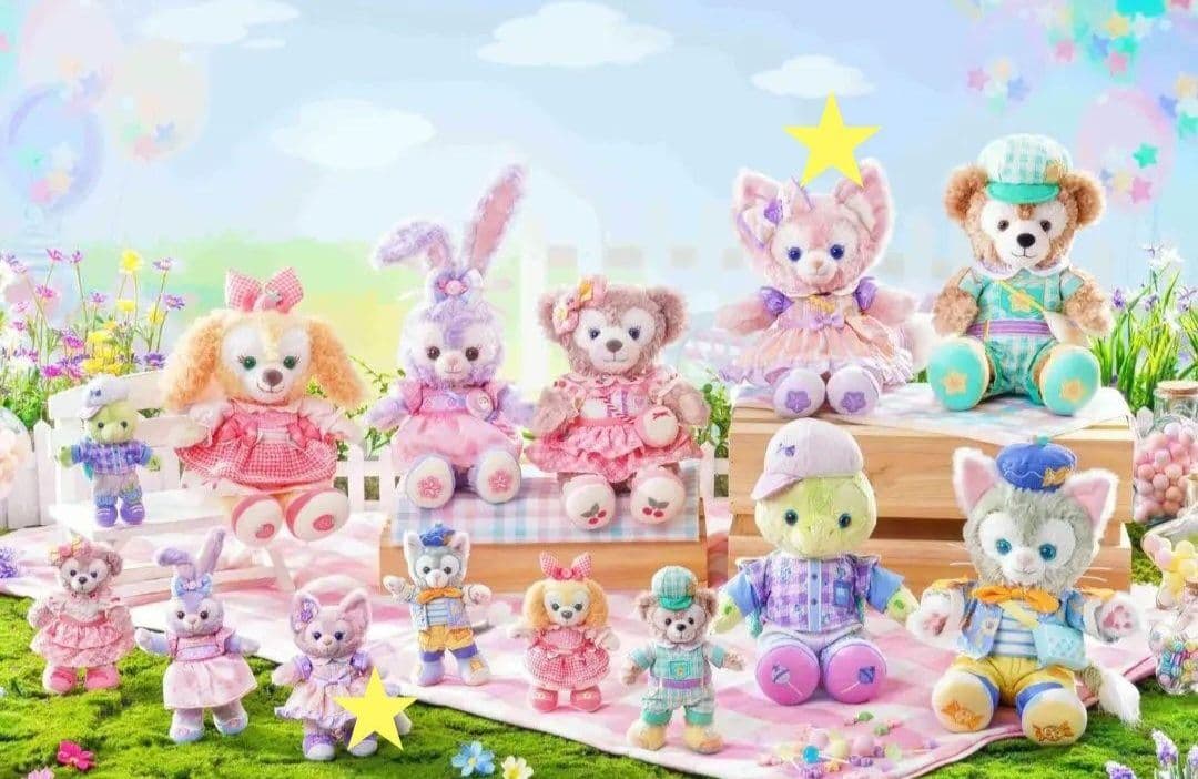 匿名配送 リーナベル ぬいぐるみ 香港ディズニー プレイデイズ シュガーランド