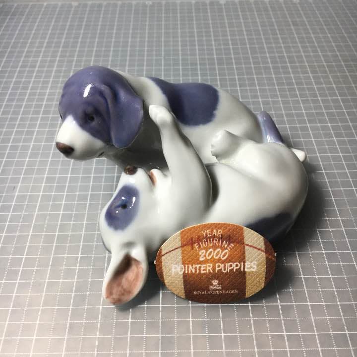 ロイヤルコペンハーゲン フィギュリン ポインターの子犬