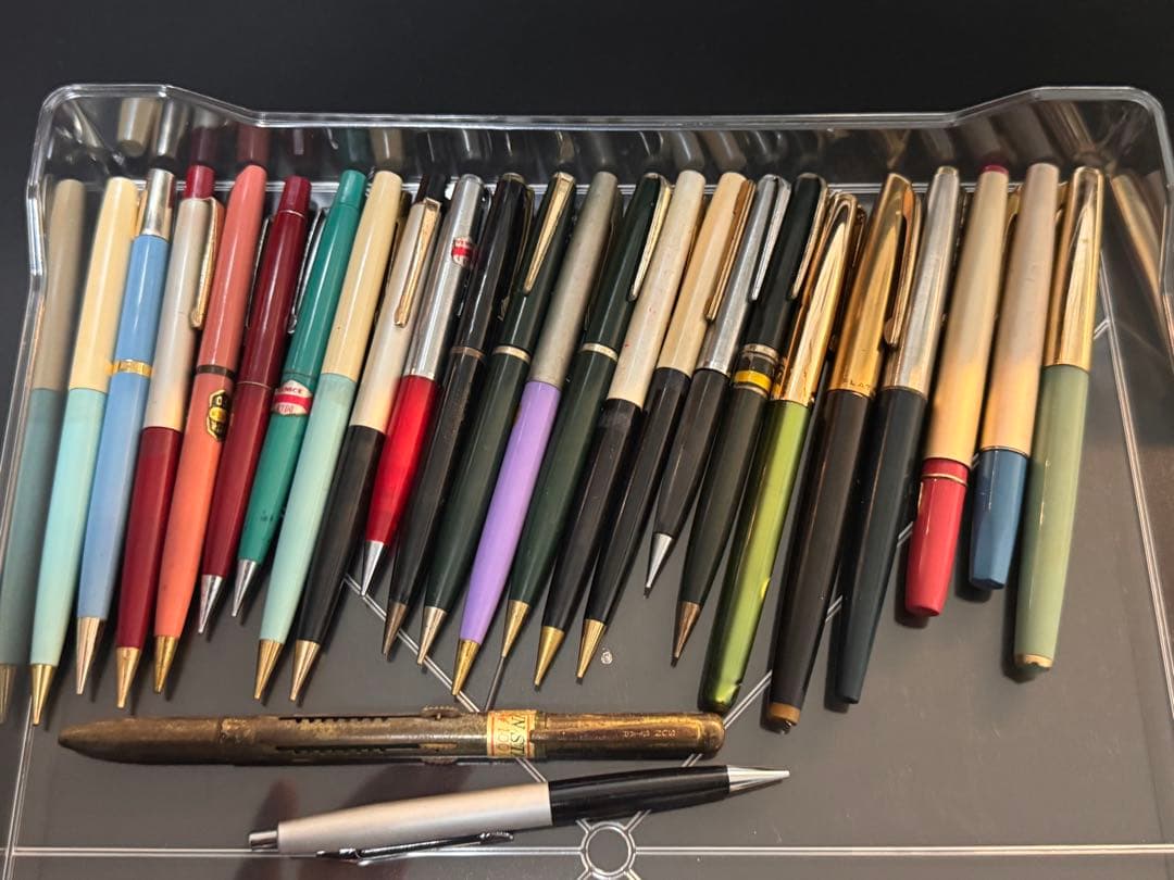 廃盤シャーペン　ボールペン　回転繰り出し式