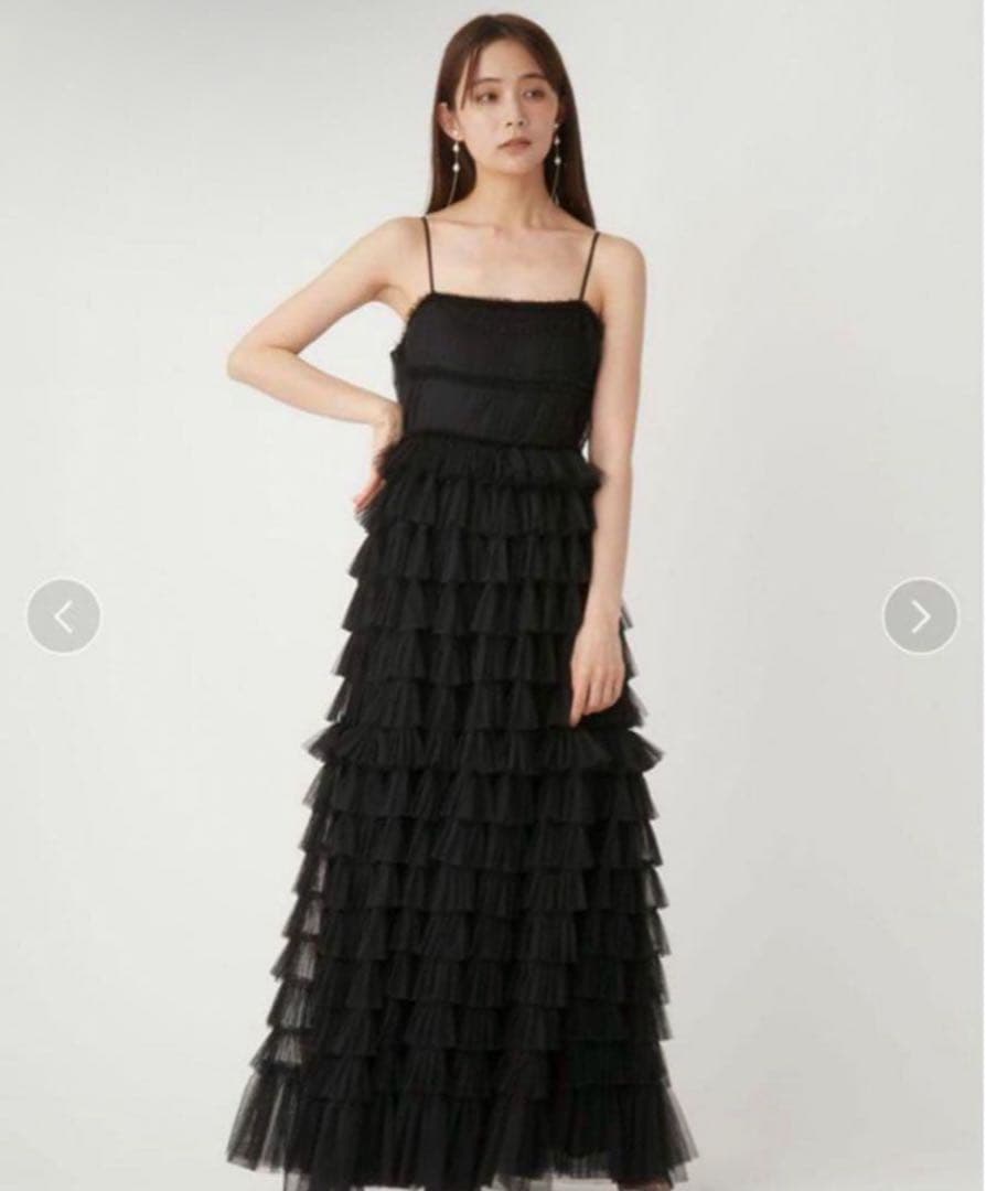 新品✴︎ FRAY.ID フレイアイディー　2wayチュールフリルティアードドレス