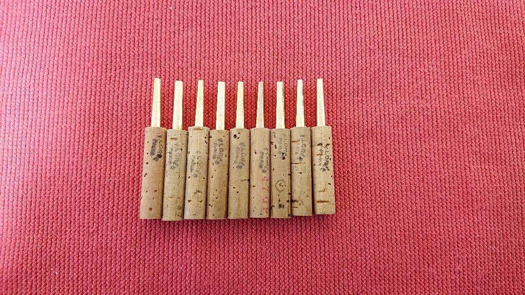 オーボエ チューブ ロレー 金メッキ 47ミリ 23本セット