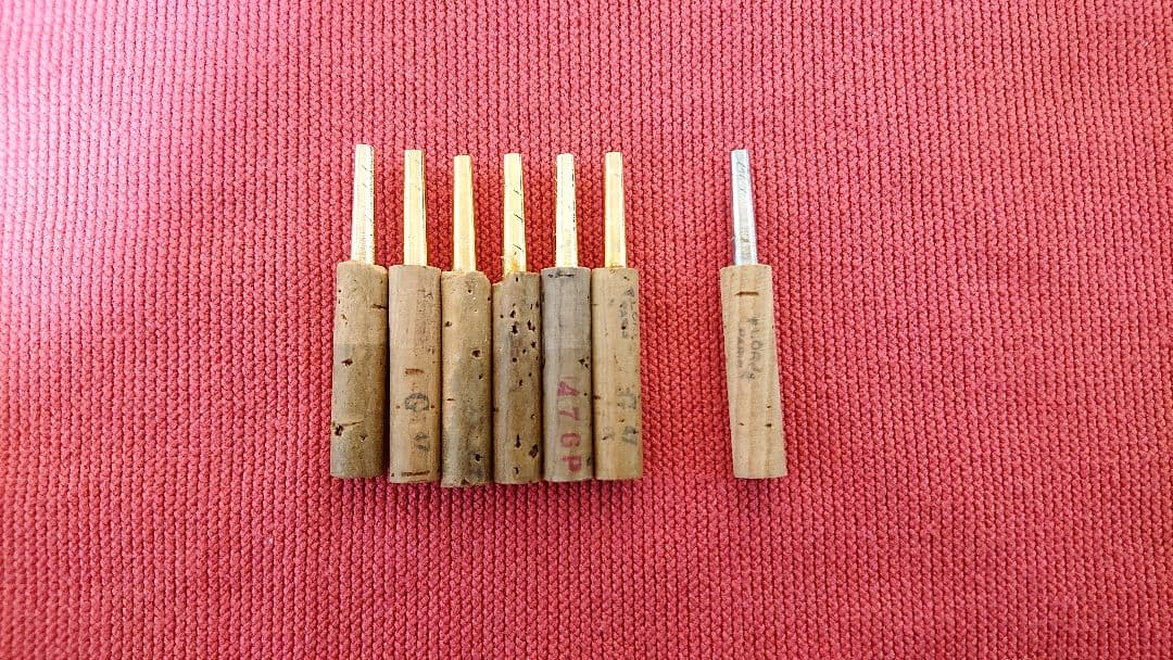 オーボエ チューブ ロレー 金メッキ 47ミリ 23本セット