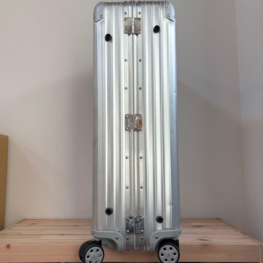 青ロゴ・美品 RIMOWA TOPAS 104L キャリーケース　大容量　アルミ