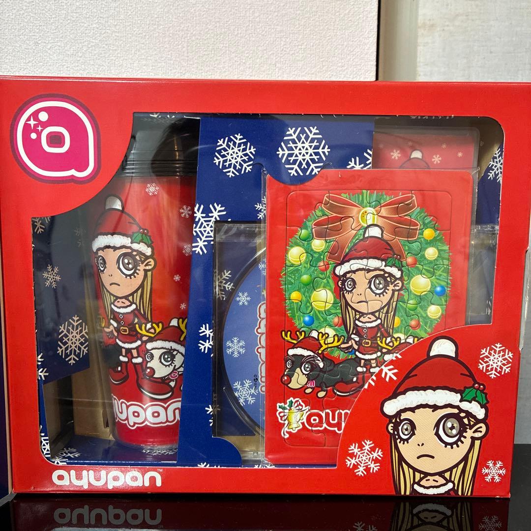 浜崎あゆみ　ayupan クリスマスギフトセット　タンブラートランプパズルCD