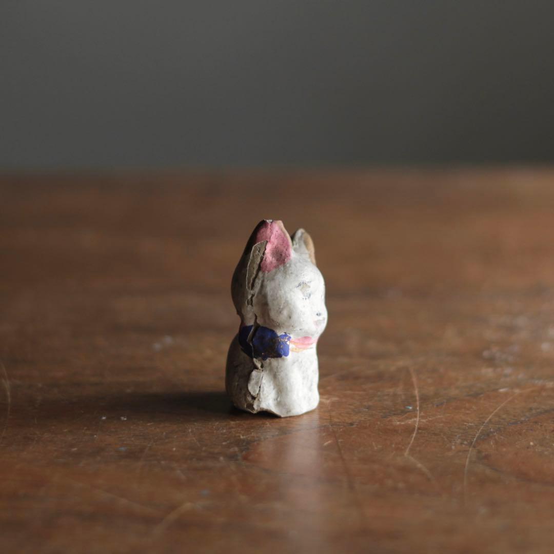 古い 土人形 猫 民芸 古道具 アンティーク 練り人形？