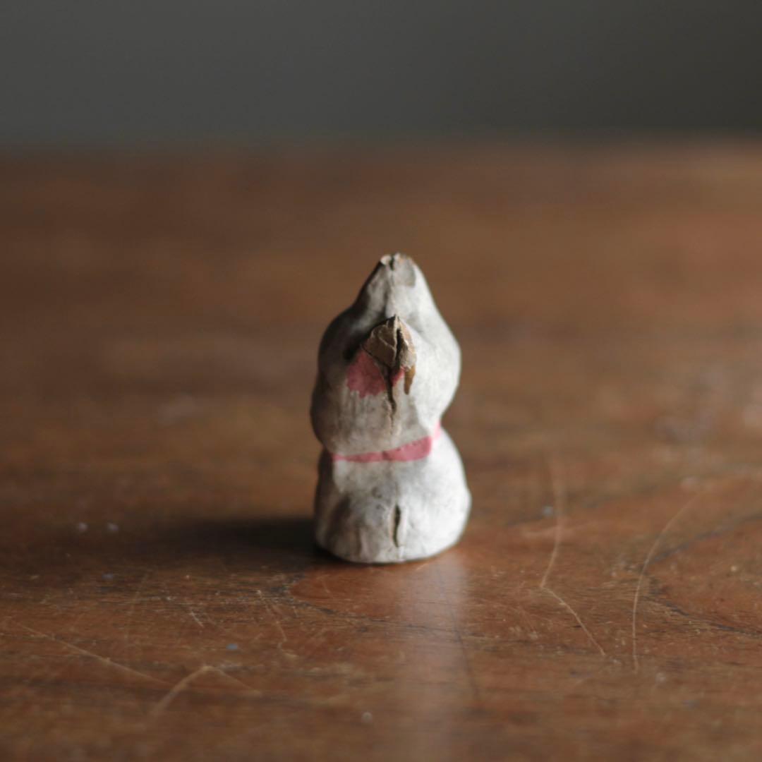 古い 土人形 猫 民芸 古道具 アンティーク 練り人形？