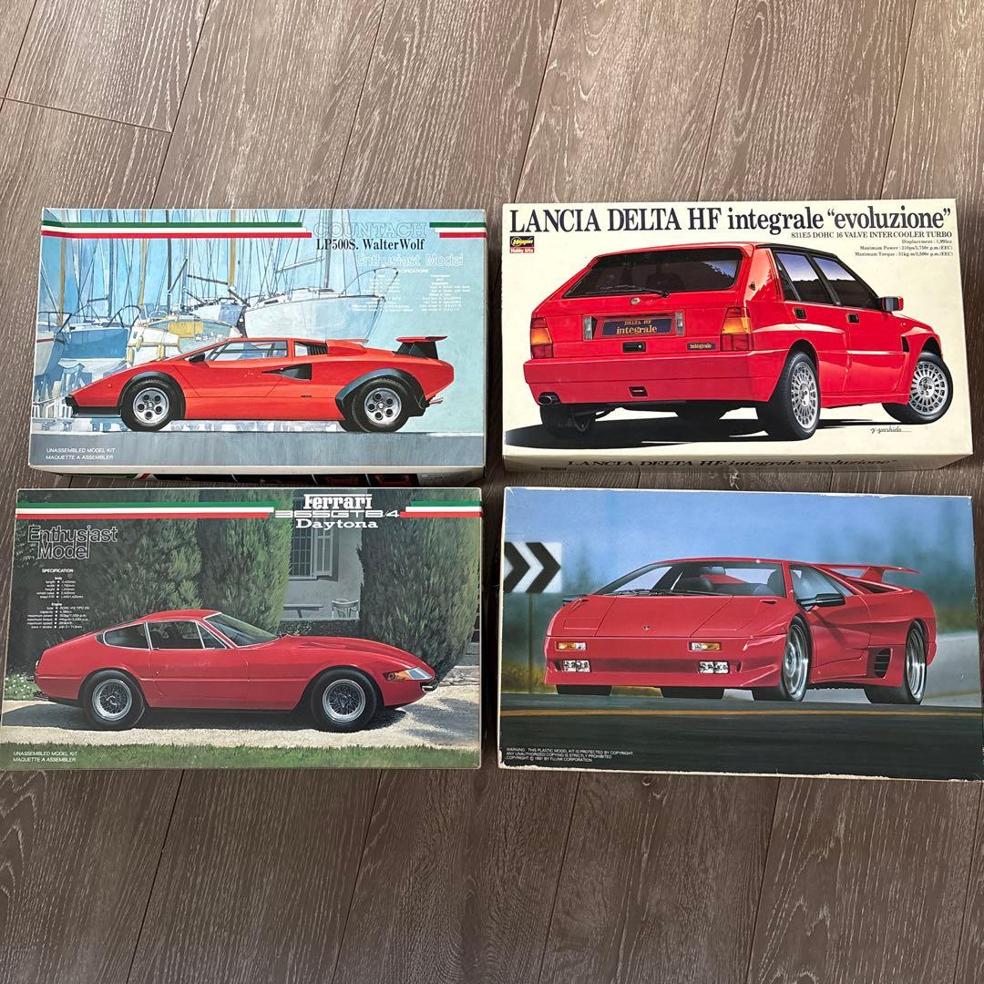 1/24 Ferrari Daytona & Lancia Delta等4セット