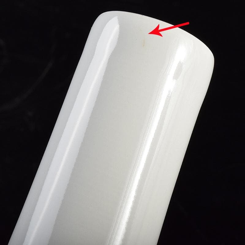 中国　打刻画在銘　漢詩山水人物文　長顎瓶　C　R5058