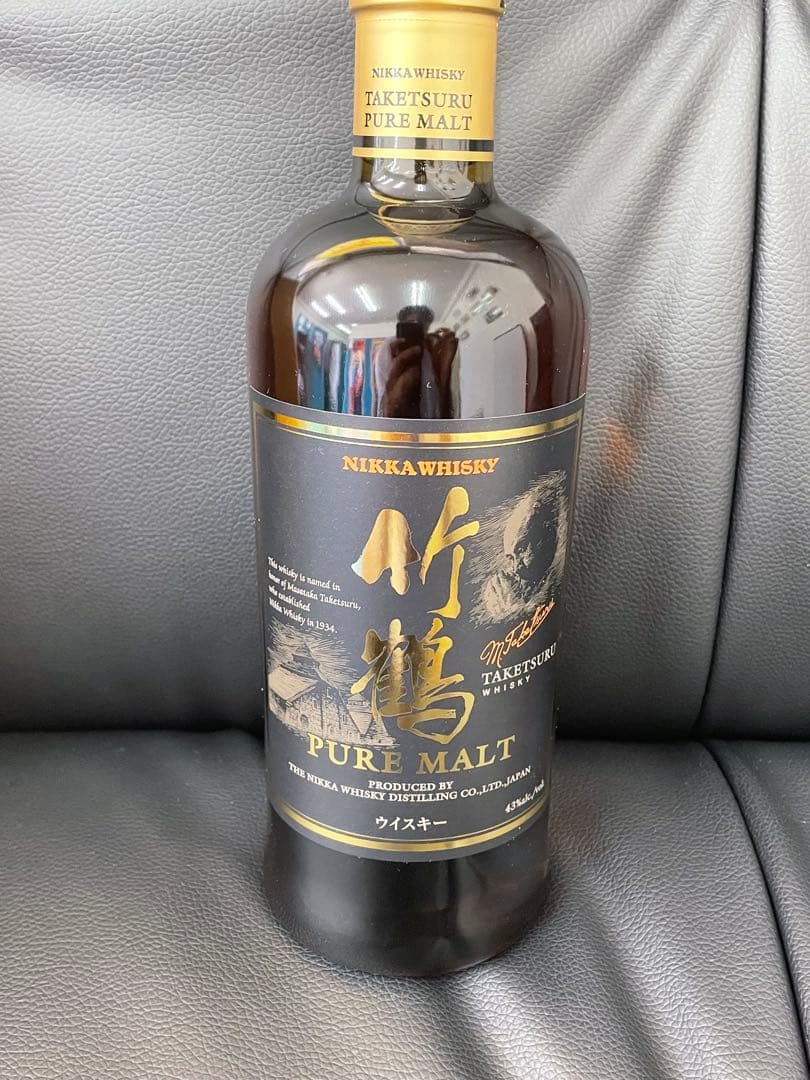 NIKKA WHISKY 竹鶴 PURE MALT 黒ラベル700ml 43%