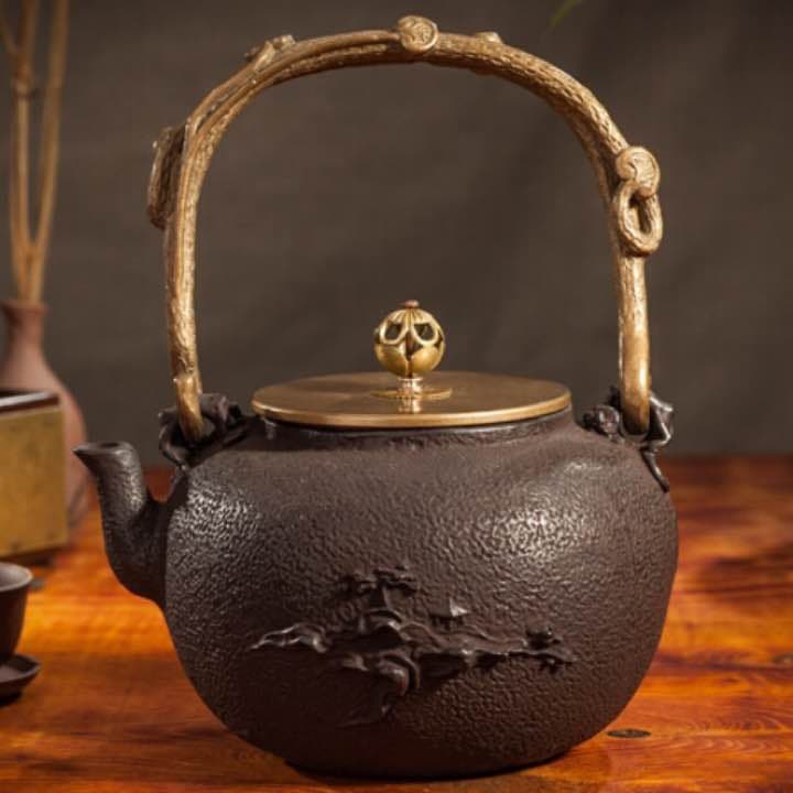 急須 伝統工芸 手作り 鉄分補給 鉄瓶　021