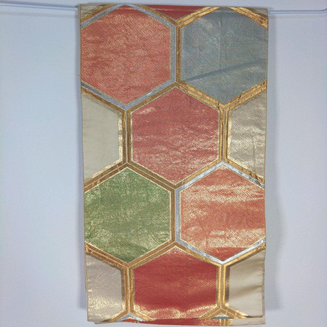 格安！　振袖フルセット　9点　成人式　結婚式　前撮り　ホワイト　オレンジ　高身長