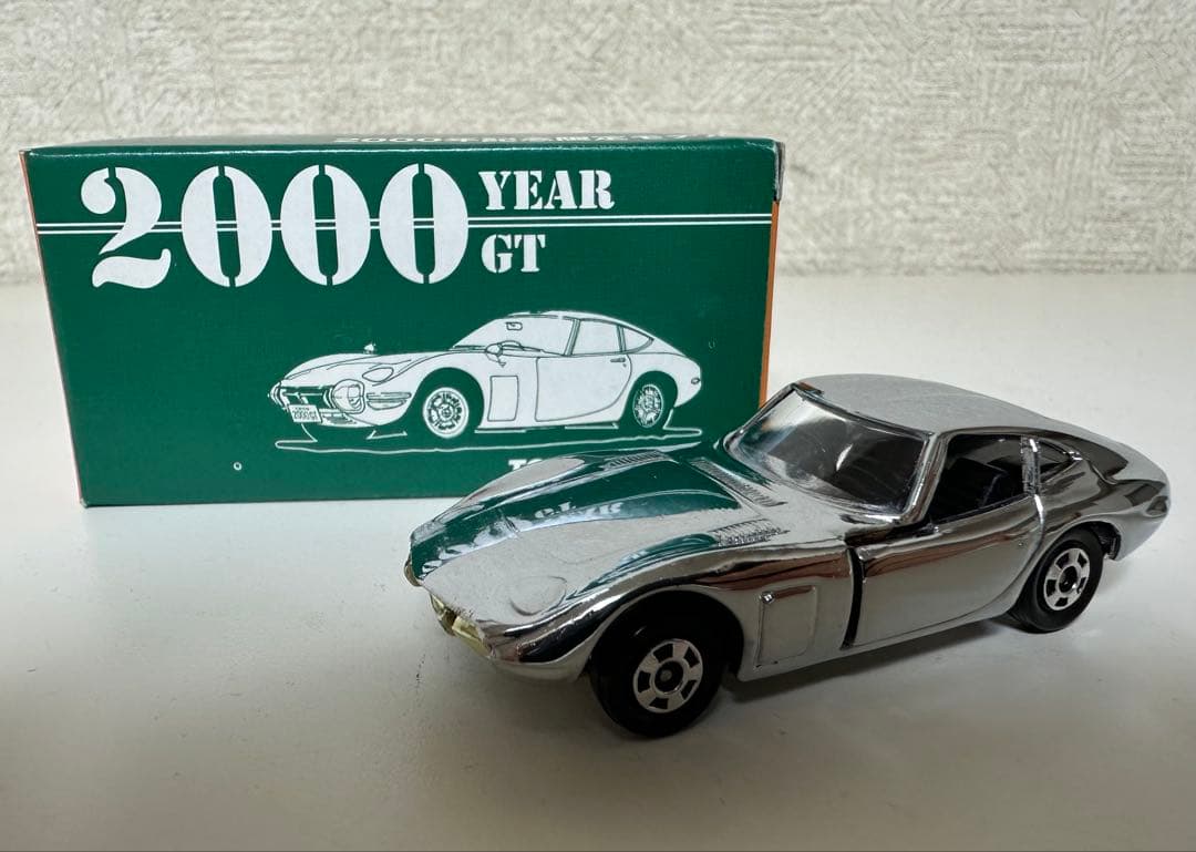 2000年記念限定モデル GREASE特注 TOYOTA 2000GT 銀メッキ