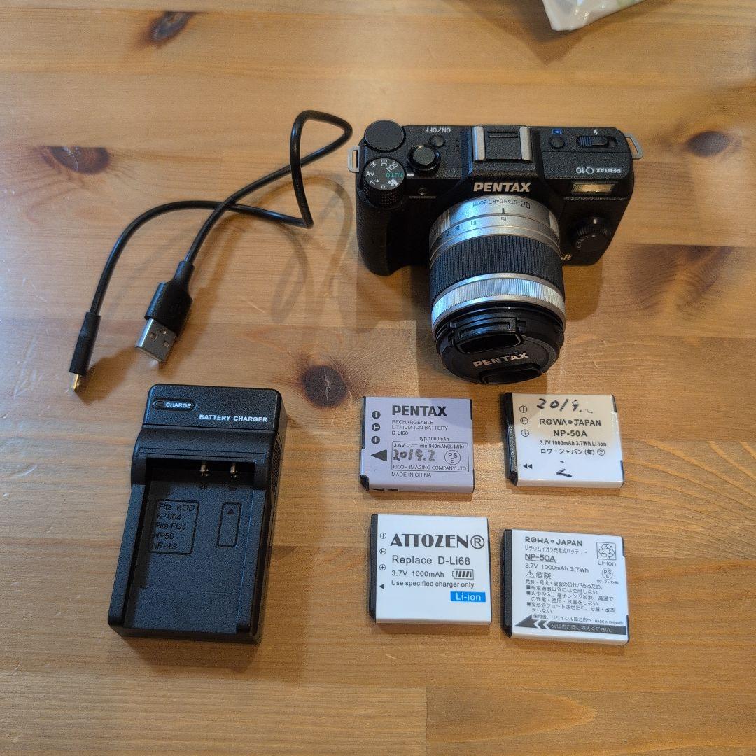 PENTAX Q10 ミラーレスカメラ 本体とレンズ付き