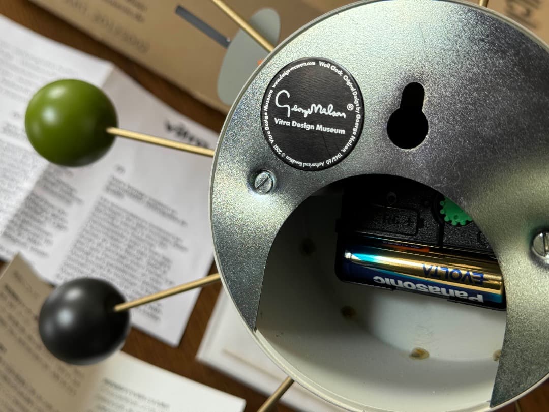 Vitra　ボールクロック　定価49,500円　本物　Ball Clock