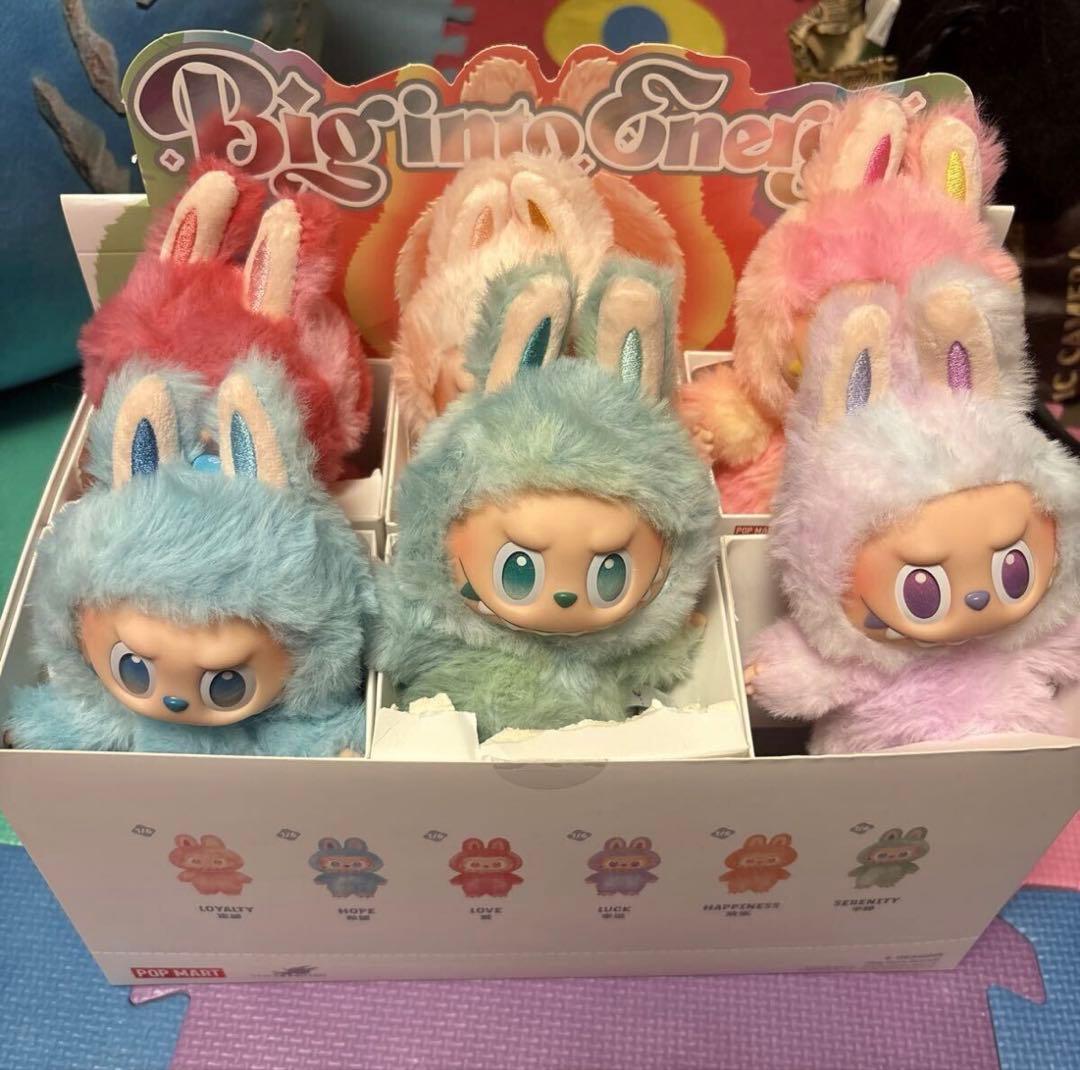 POP MART Bigino Energy ラブブぬいぐるみ 6体アソート